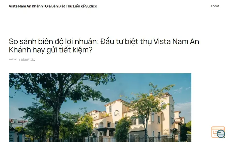 Screenshot of Vista Nam An Khánh
