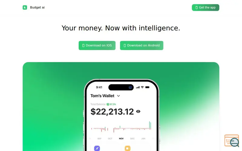 Screenshot of Budget.AI