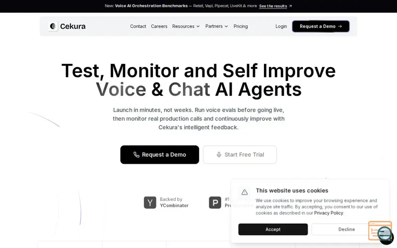 Screenshot of Cekura
