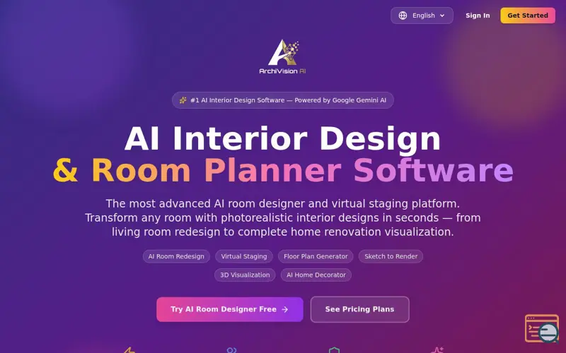 Screenshot of ArchiVision AI