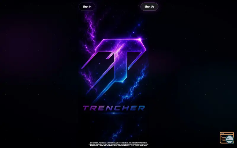 Screenshot of Trencher