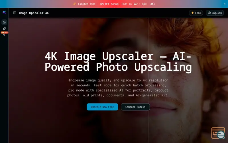Screenshot of Image Upscaler 4K