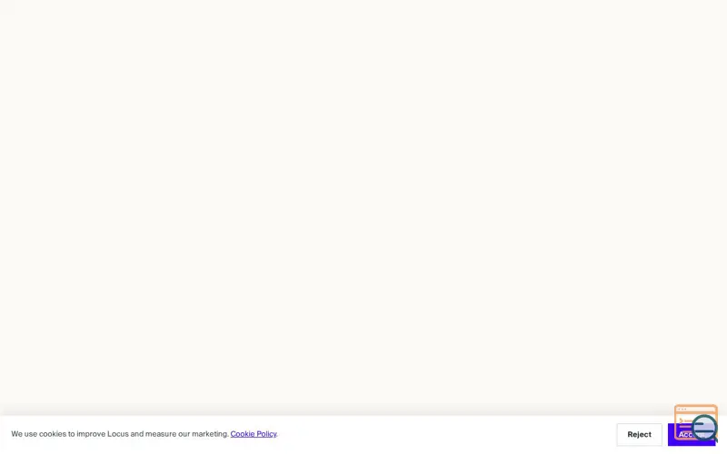 Screenshot of Locus Founder
