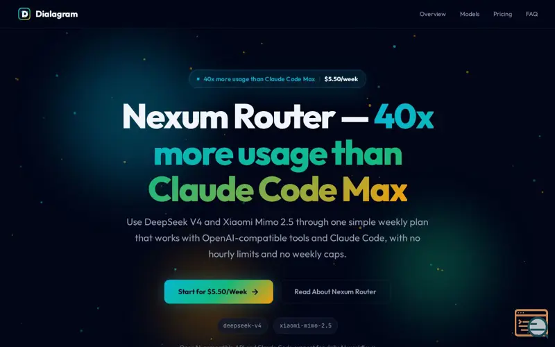 Screenshot of Nexum Router