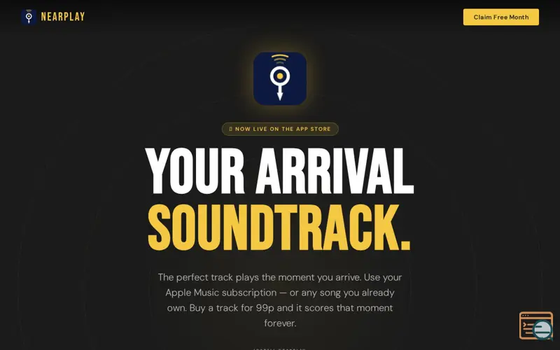 Screenshot of Nearplay