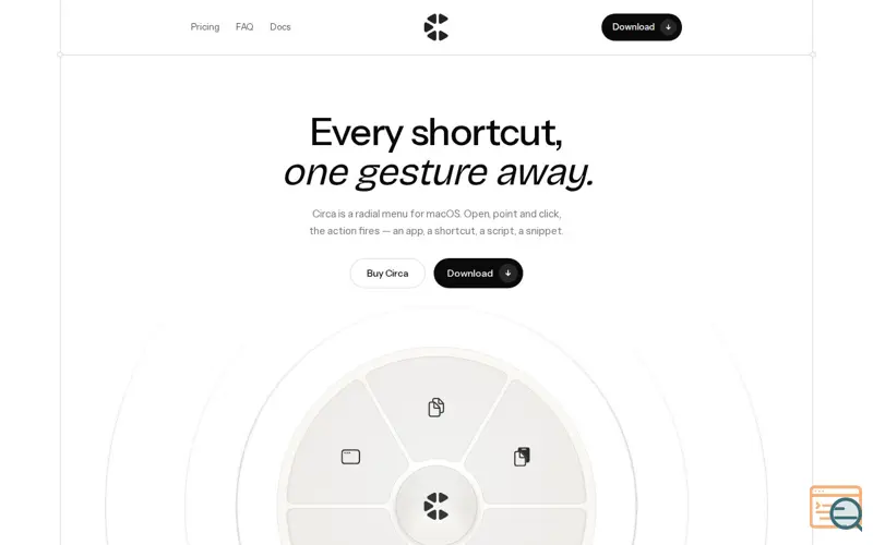Screenshot of Circa