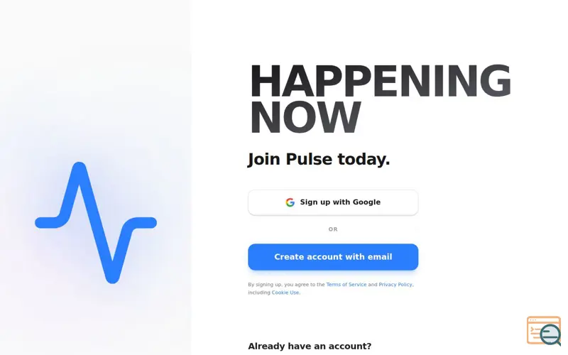 Screenshot of PULSE