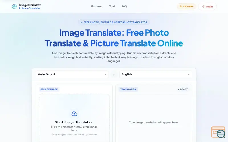 Screenshot of ImageTranslate