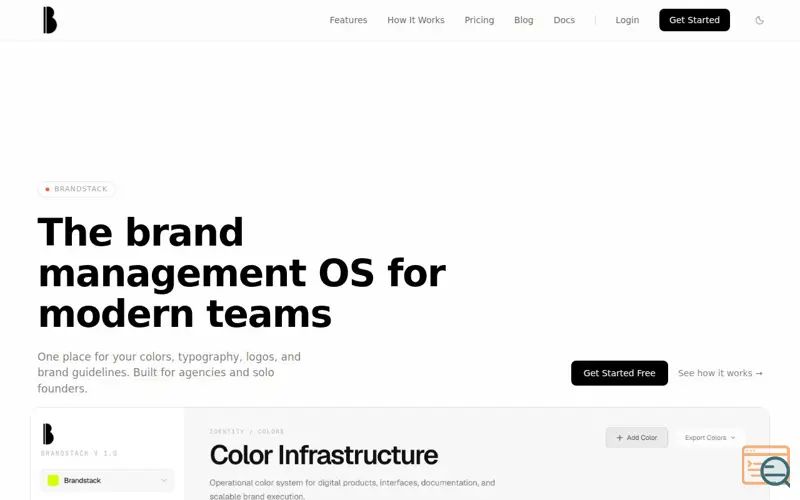 Screenshot of BrandStack