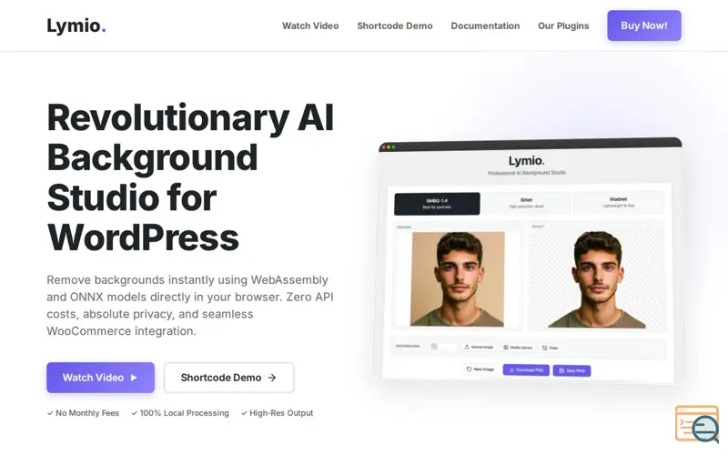 Screenshot of Lymio: AI Background Studio, a launch using AI Hunt List