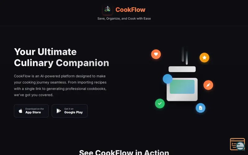 Screenshot of CookFlow