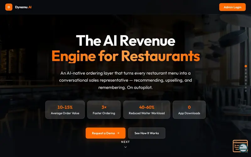 Screenshot of Dynamu AI