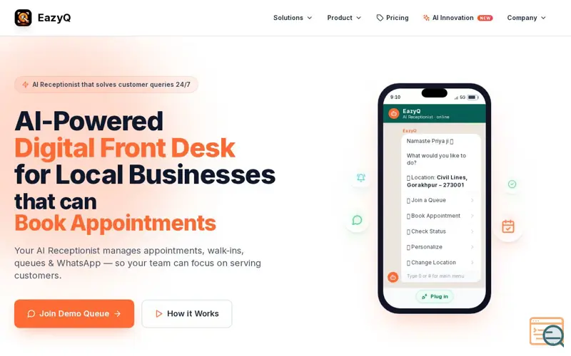 Screenshot of Eazyq