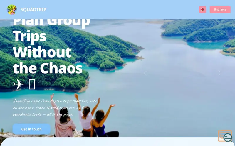 Screenshot of SQUADTRIP