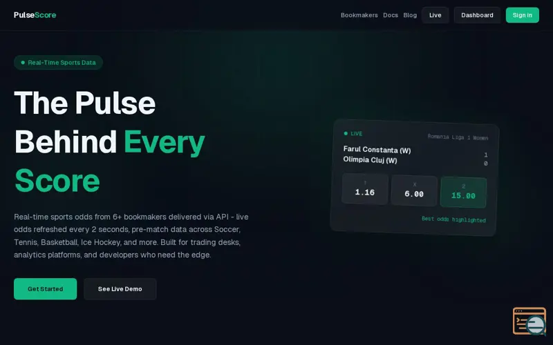 Screenshot of PulseScore