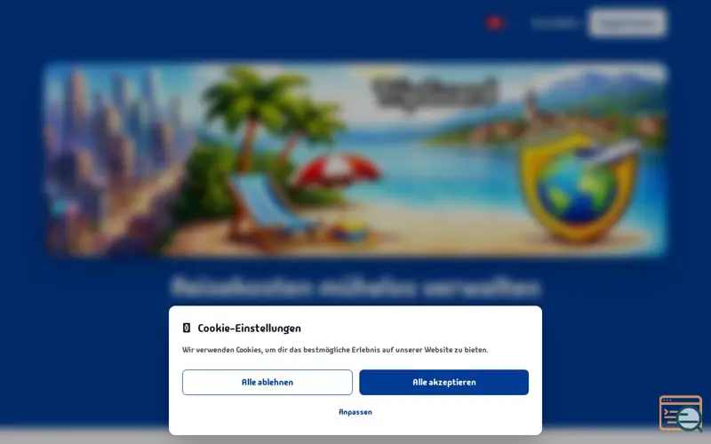 Screenshot of TripGuard