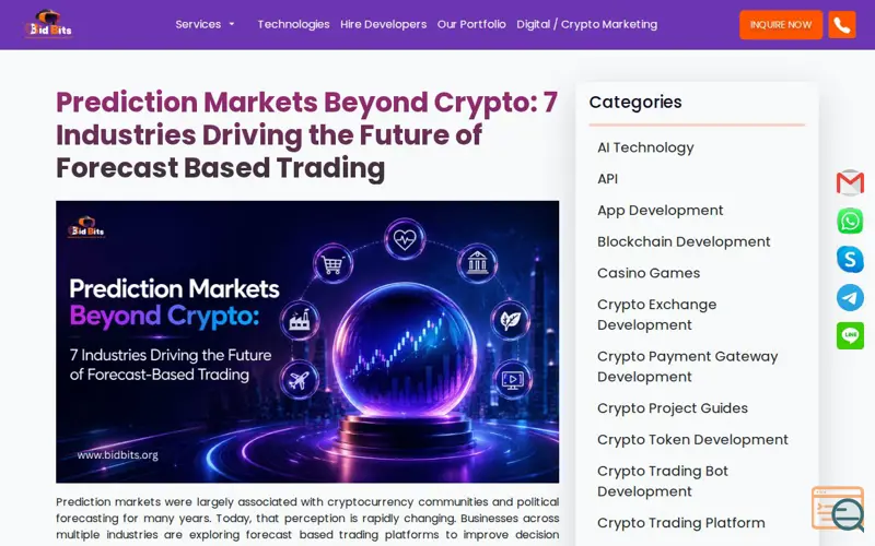 Screenshot of Prediction Markets Beyond Crypto