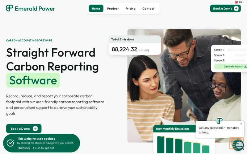 Screenshot of Emerald Power