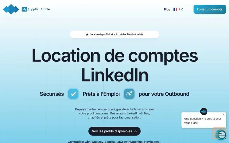 Screenshot of MySupplierProfile, a launch using WPClever Smart Wishlist