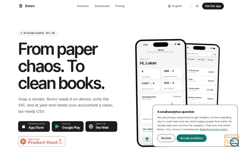Screenshot of Bonro