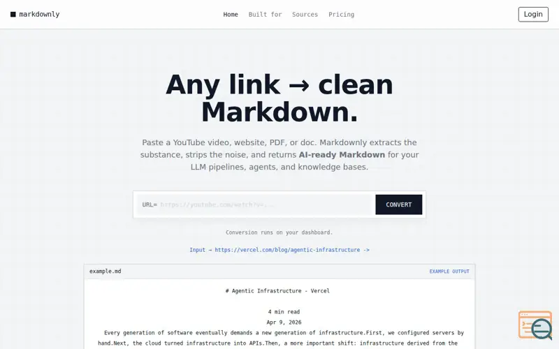 Screenshot of Markdownly
