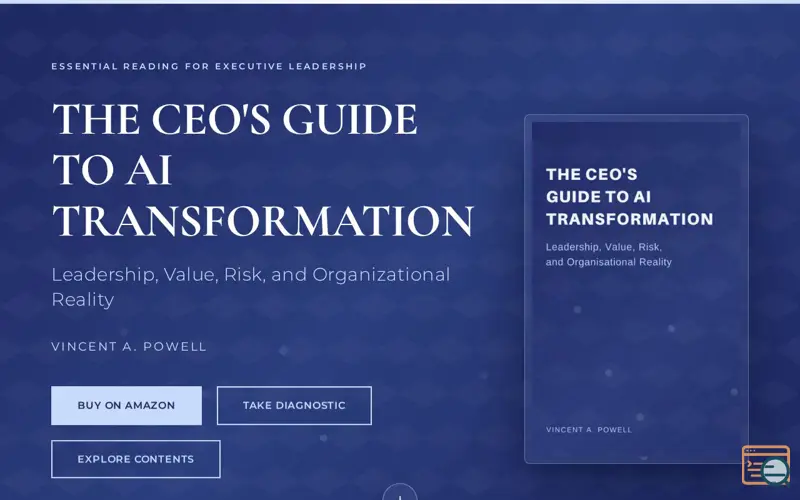 Screenshot of The CEO guide to AI Transformation