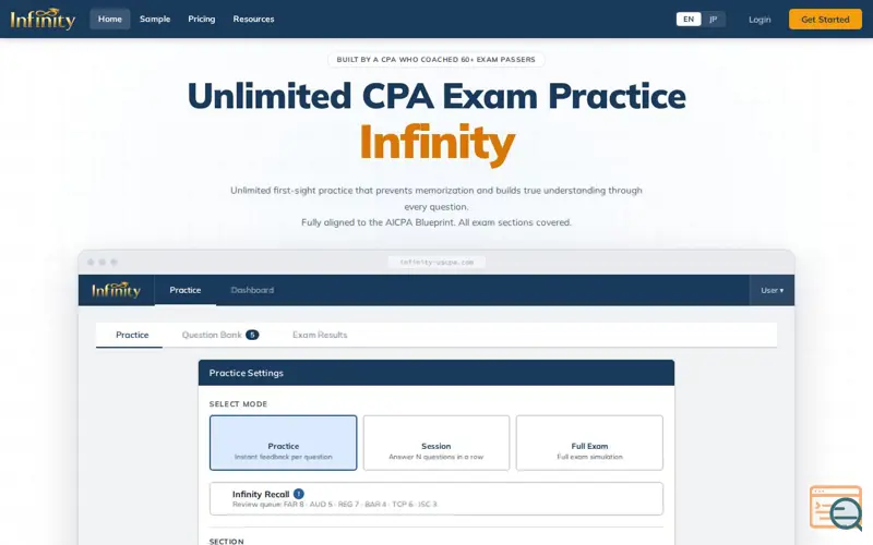 Screenshot of Infinity