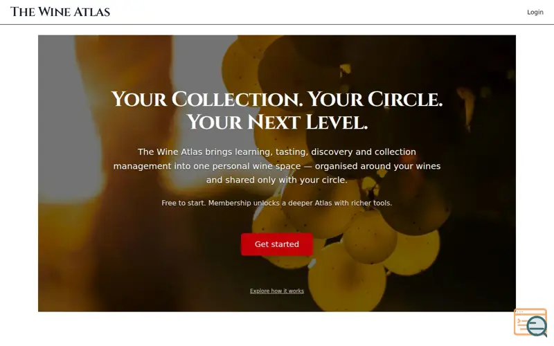 Screenshot of The Wine Atlas