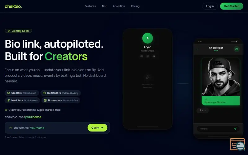 Screenshot of Chekbio