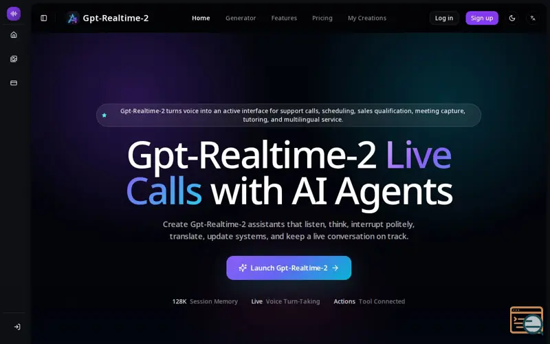 Screenshot of Gpt-Realtime-2