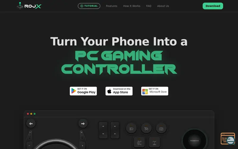 Screenshot of RojX