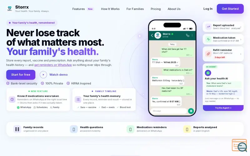 Screenshot of Storrx