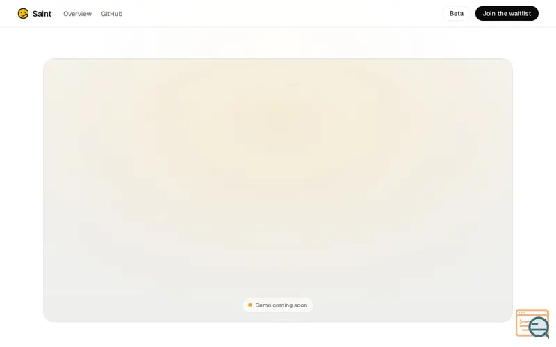 Screenshot of Saint