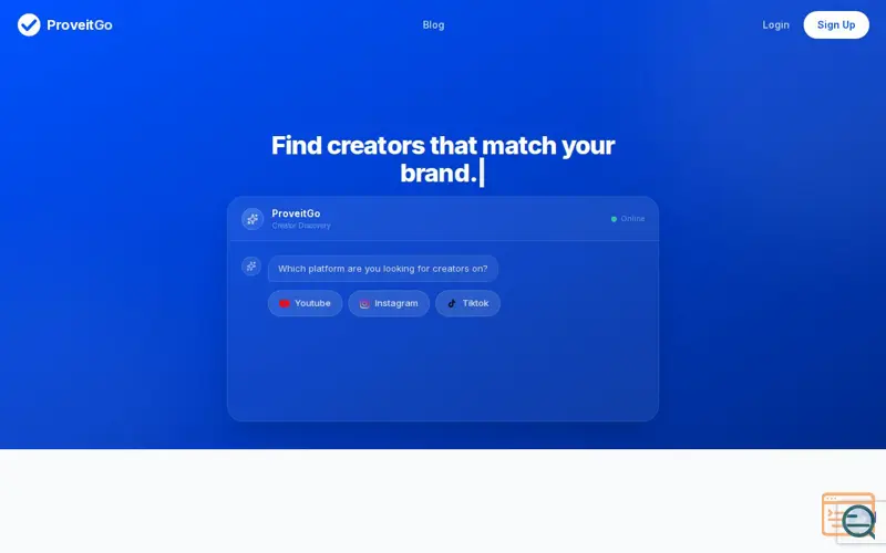 Screenshot of ProveitGo