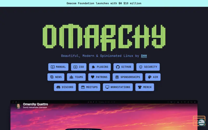 Screenshot of Omarchy