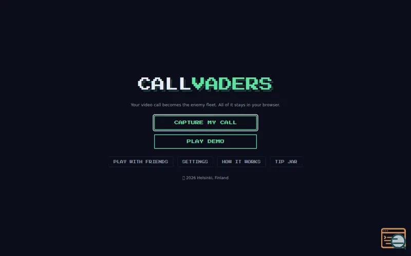 Screenshot of CallVaders