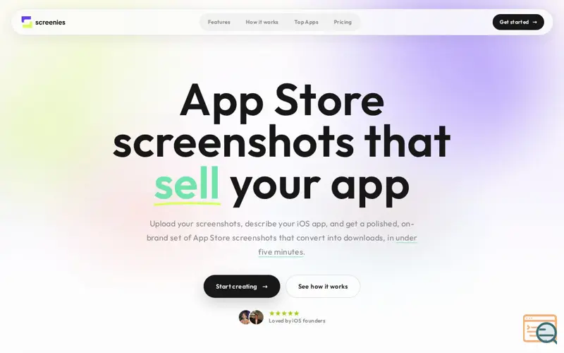 Screenshot of Screenies: AI App Store Screenshot Generator for iOS