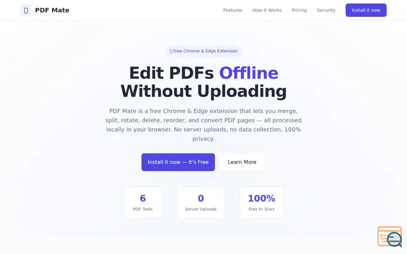 Screenshot of PDF Mate