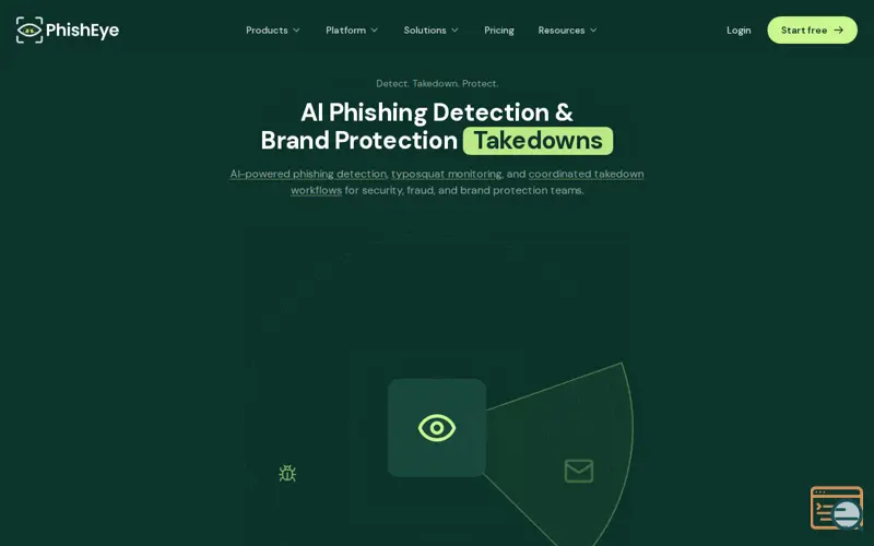 Screenshot of PhishEye