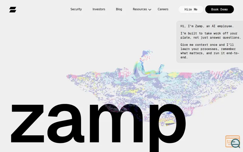 Screenshot of Zamp