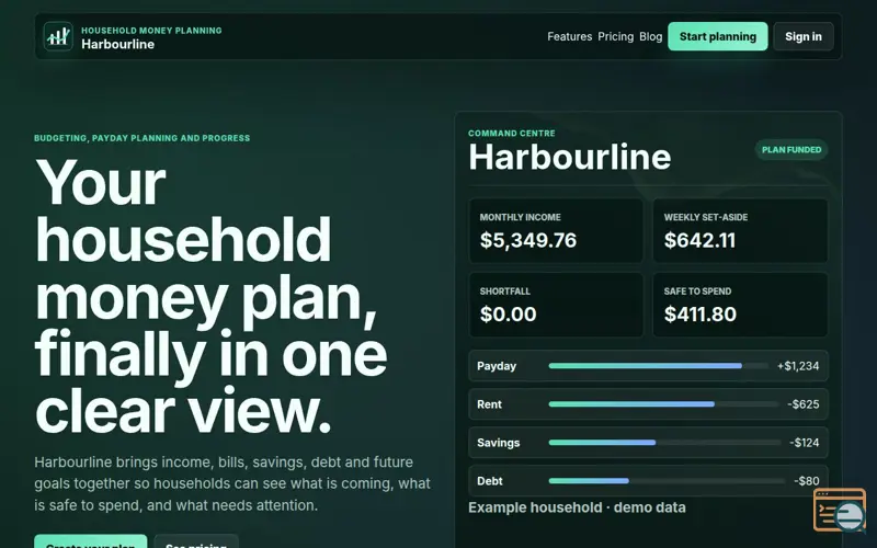 Screenshot of Harbourline
