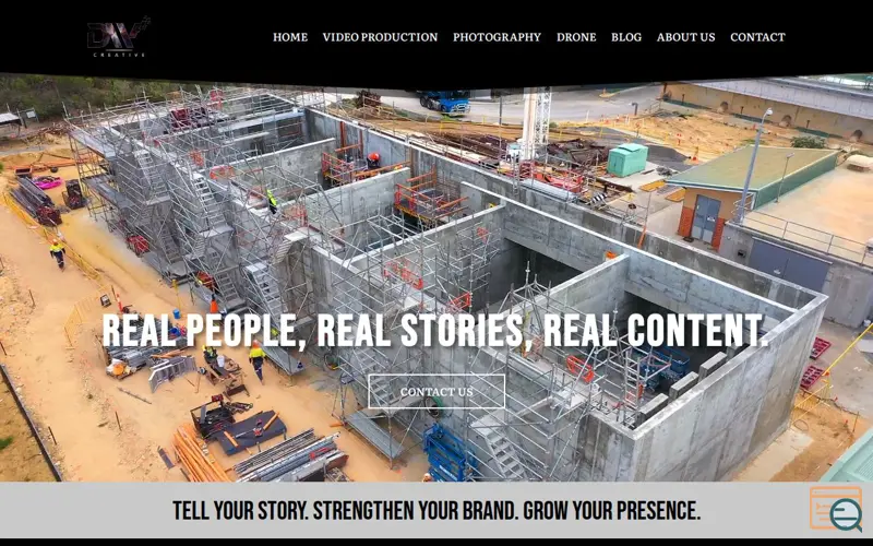Screenshot of Danny Wall Photography, a launch using Sucuri