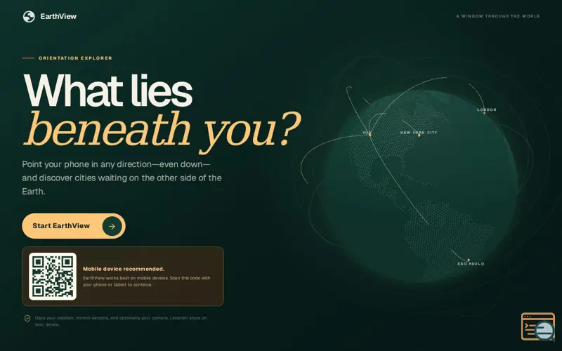 Screenshot of Earthview