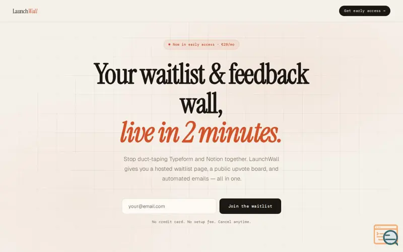 Screenshot of LaunchWall