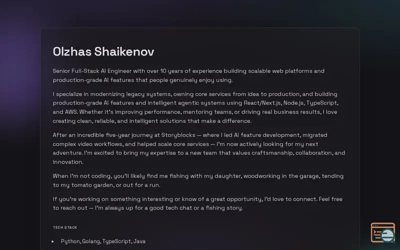 Screenshot of Olzhasshaikenov