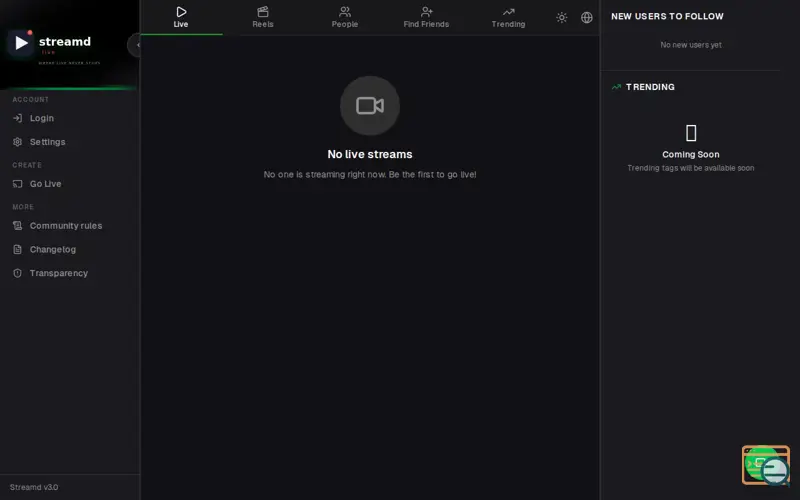 Screenshot of Streamd — Live Streaming