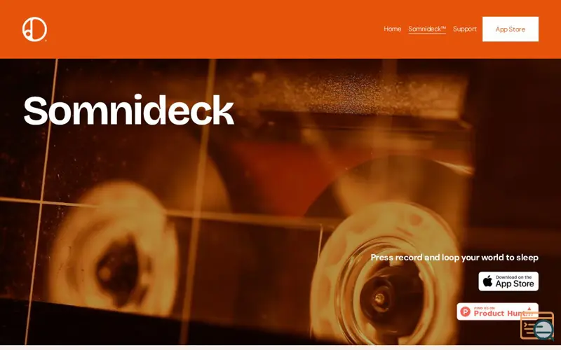 Screenshot of Somnideck