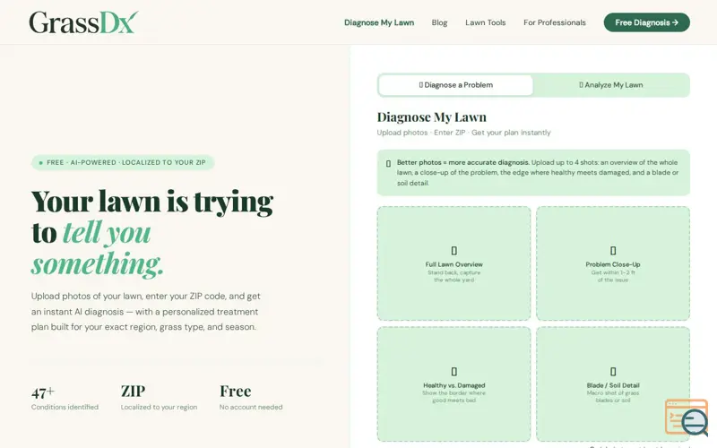 Screenshot of Grassdx