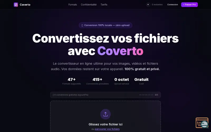 Screenshot of Converto