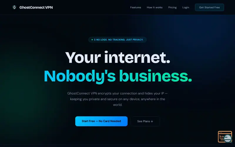 Screenshot of Ghost Connect VPN